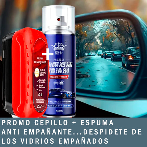 Pack Cepillo + Espuma Anti Empañante